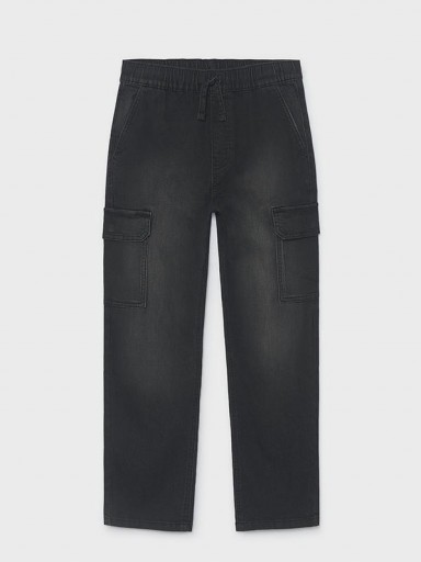 Mayoral Pantalón Soft Denim Jogger 16-07506-090 Negro [2]