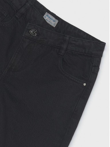 Mayoral Pantalón Sarga Barrel 16-07526-097 Negro [3]