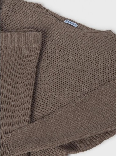 Mayoral Conjunto Pantalón Tricot Canalé 16-07530-015 Chocolate [2]