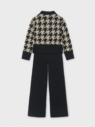 Mayoral Conjunto Pantalón Tricot Jacquard 16-07532-020 Negro [3]