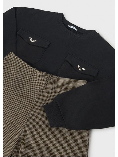 Mayoral Conjunto Pantalón Jacquard 16-07534-023 Negro [2]