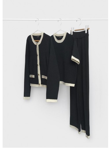 Mayoral Conjunto Pantalón Twin Set 16-07536-063 Negro [0]