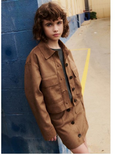 Mayoral Falda Suede 16-07932-004 Caramelo [0]
