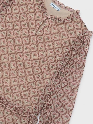 Mayoral Vestido Bambula Estampado 16-07936-045 Rosado [3]