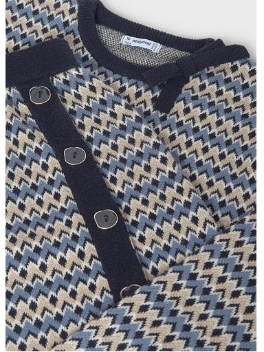 Mayoral Conjunto Falda Tricot Jacquard 16-07945-059 Noche [2]