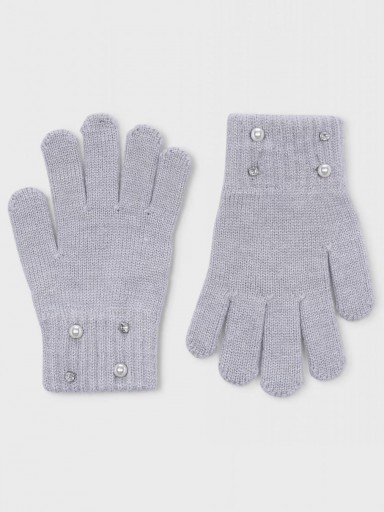 Mayoral Guantes Tricot Perlas 16-10295-086 Gris mez [1]