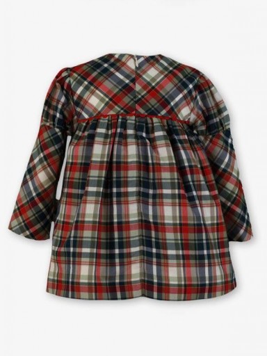 Miranda Vestido Infantil Cuadros Corte Alto Lazada "Zoey" 0612/V [3]