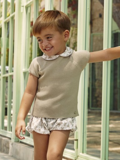 Juliana Vistiendo Bebés Conjunto 2 Piezas Pantalon Tela Koalas "Miel" 26080