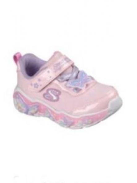 Skechers Deportivo Sneaker Infantil Mariposa Luces Rosa  303066NC-LPMT [0]