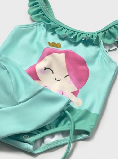 Mayoral Bañador con Gorro Proteccion solar 40+  25-01764-093 Sirena [4]