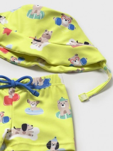 Mayoral Conjunto baño 3 piezas protección solar 25-01618-073 Neon [3]