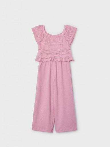 Mayoral Mono Combinado Punto fantasia 25-03874-023 Rosado