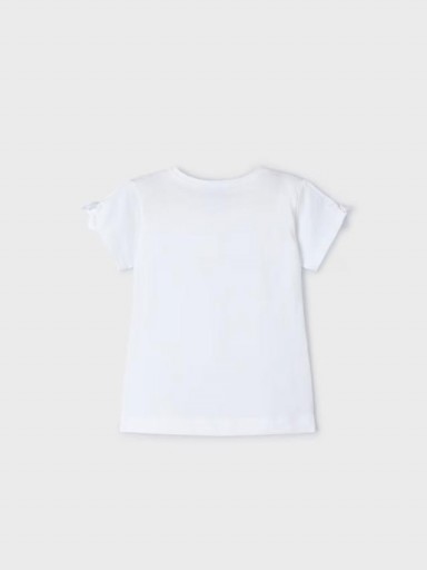 Mayoral camiseta estampada 24-03084-064 Blanco-orquídea [1]