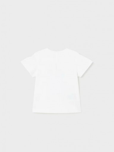 Mayoral camiseta apliques 24-01011-017 Blanco [1]