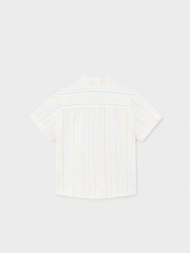 Mayoral camisa cuello mao lino bebé 24-01113-085 Multicolor  [1]