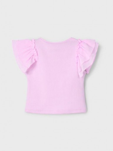 Mayoral Camiseta m/c Combinada 25-03013-025 Malva [1]