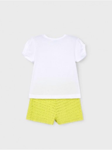 Mayoral Conjunto Short  Punto fantasia 25-03211-088 Citron [1]