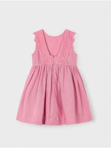 Mayoral Vestido lino  25-03910-032 Rosado [1]