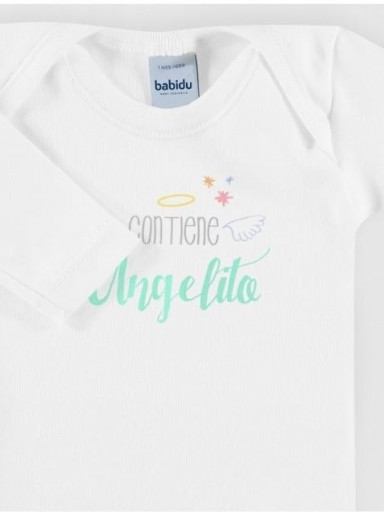 Babidu Body estampado frase m/l 1112C [1]
