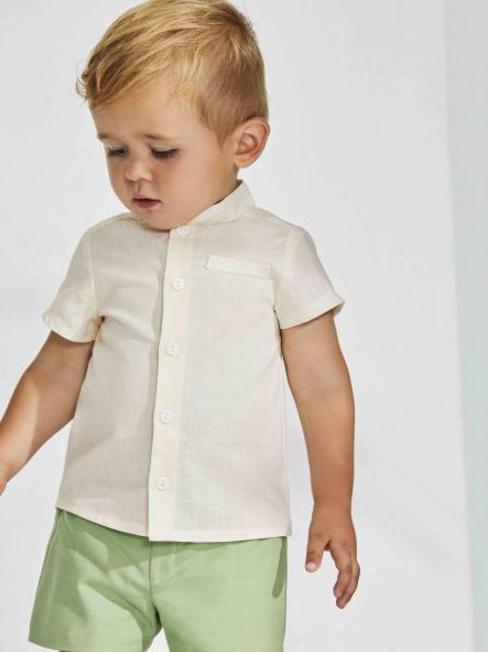 Nekenia Conjunto Niño Camisa Pantalón Corto Verde 2321023