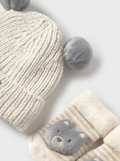 Mayoral Set de gorro y calcetines 15-09933-080 Ceramica [1]