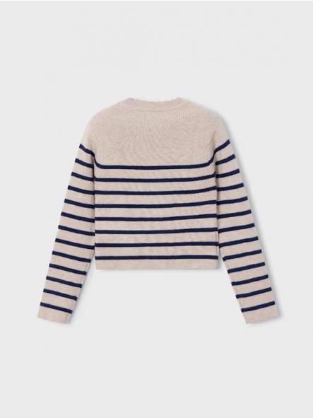 Mayoral Top Tricot Rayas 15-04014-020 Toffe Vig [1]