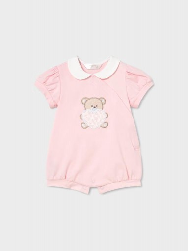 Mayoral Set 2 pijamas cortos bordados 26-01704-090 Rosa Baby [1]