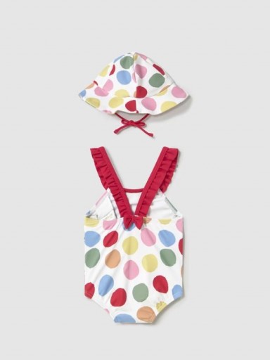 Mayoral Bañador con Gorro Proteccion solar 40+  25-01764-093 Rojo [1]