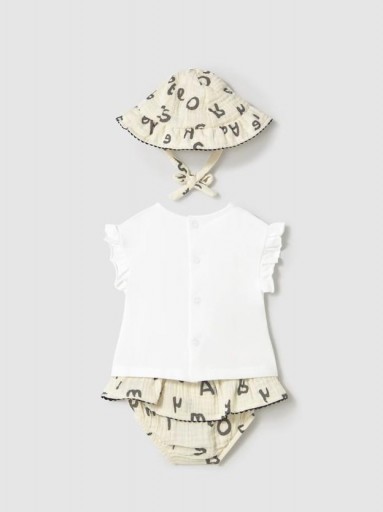 Mayoral Conjunto 3 piezas con Gorro  25-01876-003 Ceramica [1]