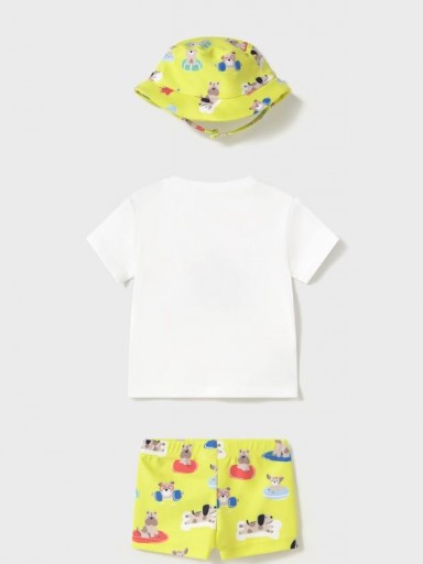Mayoral Conjunto baño 3 piezas protección solar 25-01618-073 Neon [1]