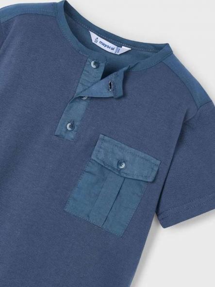 Mayoral Camiseta m/c Cuello Panadero 25-03033-031 Midnignt [2]