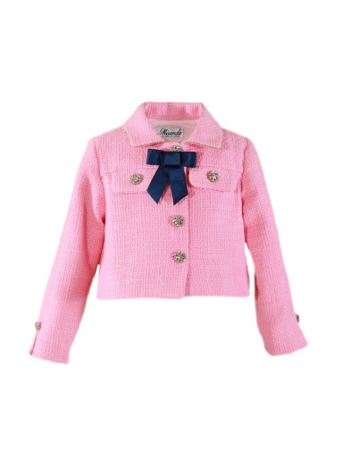 Miranda Conjunto Infantil Chaqueta Rosa Botones Vistos lazada y falda  "Artemisa" 036/0227/CHF [1]