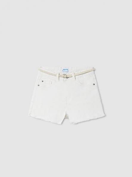 Mayoral pantalón corto con cinturón 23-00275-087 Blanco [3]