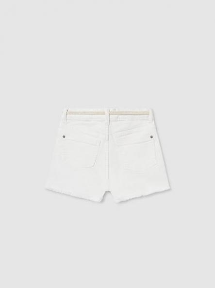 Mayoral pantalón corto con cinturón 23-00275-087 Blanco [1]
