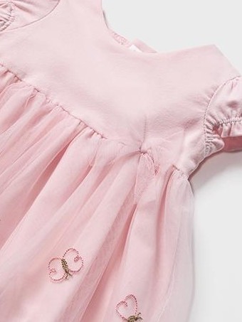 Mayoral vestido combinado tul 23-01802-092 Rosa baby [3]