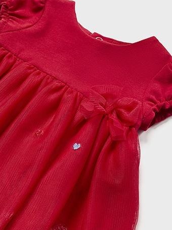 Mayoral vestido combinado tul 23-01802-093 Rojo [2]