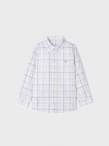 Mayoral camisa M/L estampada algodón sostenible 23-03169-055 Croma [2]