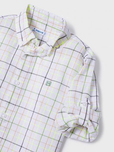 Mayoral camisa M/L estampada algodón sostenible 23-03169-055 Croma [4]