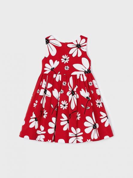 Mayoral vestido estampado de algodón 23-03917-080 Rojo [1]