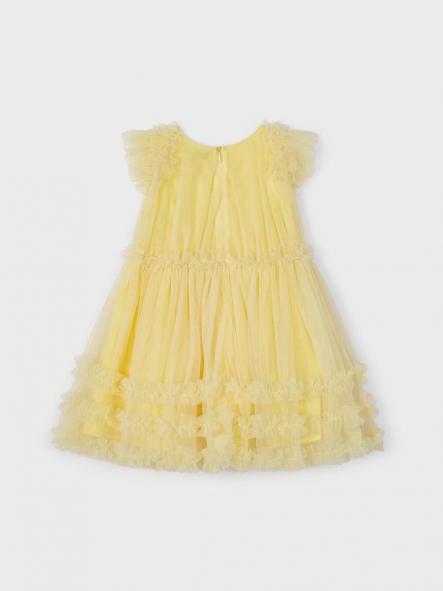Mayoral vestido de tul rizados 23-03918-060 Mimosa [1]