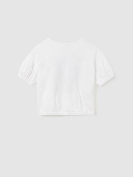 Mayoral camiseta M/C abullonada 23-06056-038 Blanco [1]