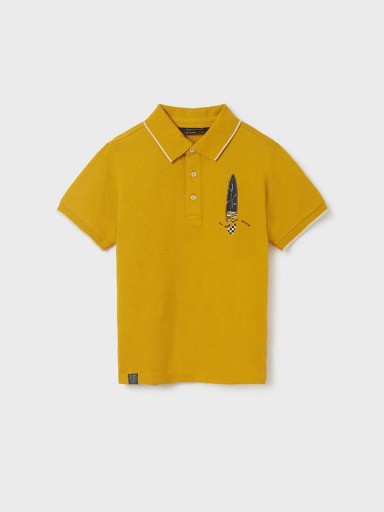 Mayoral polo M/C print 23-06108-058 Curry [3]