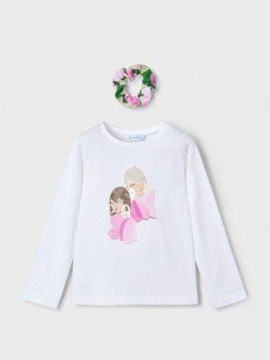 Mayoral Camiseta m/l Coletero 25-03016-047 Blanco [0]