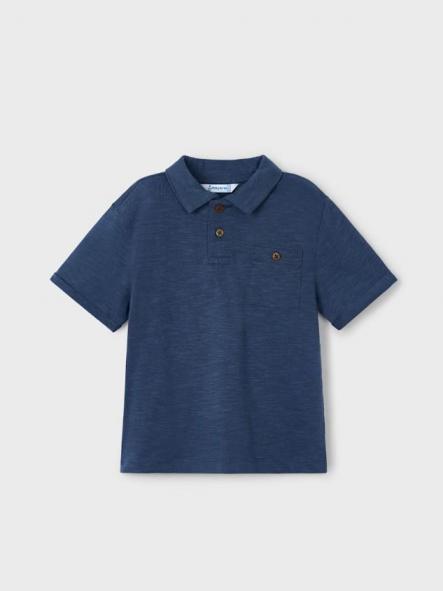 Mayoral  Polo m/c Slub 25-03109-012 Midnight 