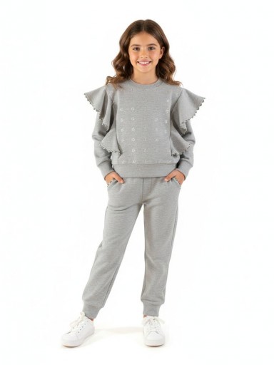 Miranda Chandal Infantil Gris Sudadera Volantes "Kelly" 0628/23