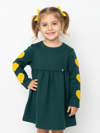 Nekenia vestido verdoso corazones 23IV05