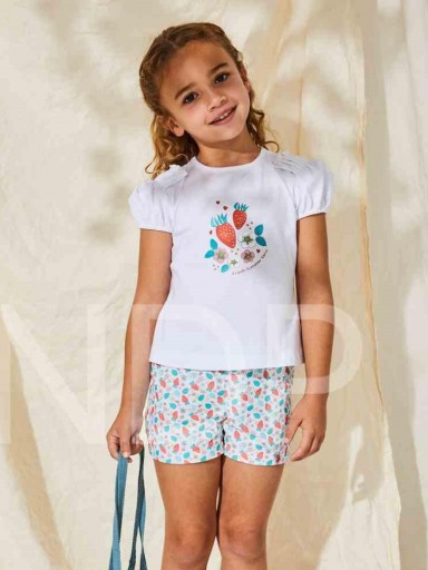 Nekenia Conjunto Infantil Short Camiseta Fresas 23VC24 [0]