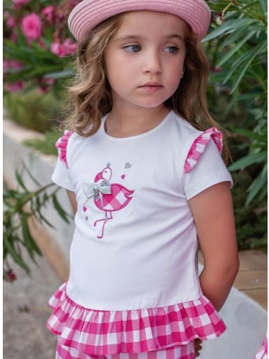 Nekenia Conjunto Infantil Short Bichy Fucsia Camiseta 22VC11 [0]