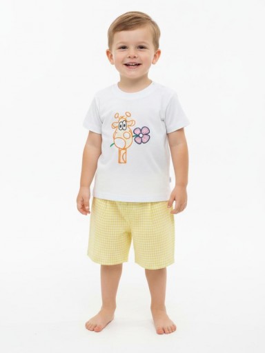Nekenia Conjunto Niño camiseta Jirafa Pantalón Corto 23VC21