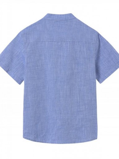 Mayoral Camisa m/c Cuello Mao 25-06137-042 Azul [1]